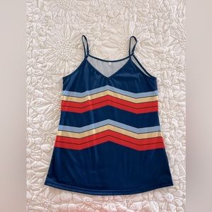 Retro Stripe Tank Top